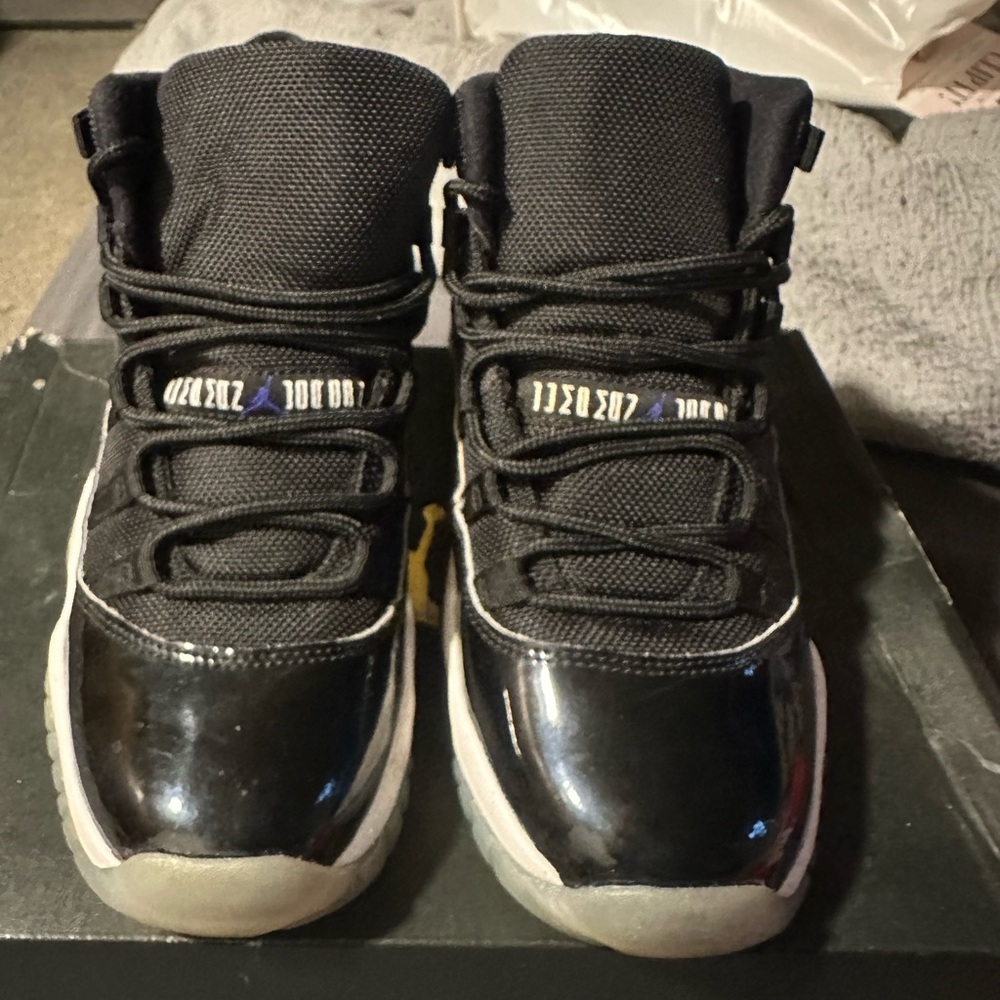 Jordan Kids Black and White Sneakers